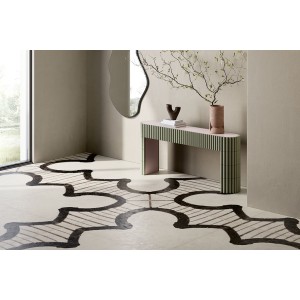 RIGGIOLE BIANCO DECO_1 90x90 NATUR Rektifizierte