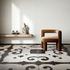 RIGGIOLE BIANCO DECO_3 90x90 NATUR Rektifizierte