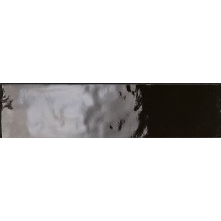 FIO GLOSSY BRICK BLACK 7,3x30 GLÄNZEND Rektifizierte