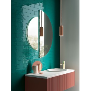 FIO GLOSSY BRICK PEACOCK 7,3x30 GLÄNZEND Rektifizierte