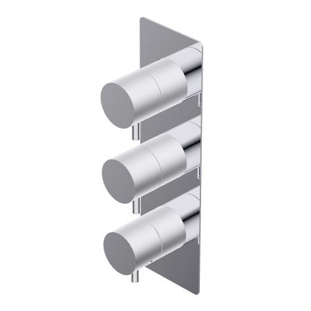 DIAMETRO 35 THERMOSTATISCHE EINBAUMISCHBATTERIE 2 AUSGÄNGE AUSSENBEREICH CHROM
