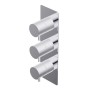 DIAMETRO 35 THERMOSTATISCHE EINBAUMISCHBATTERIE 2 AUSGÄNGE AUSSENBEREICH CHROM