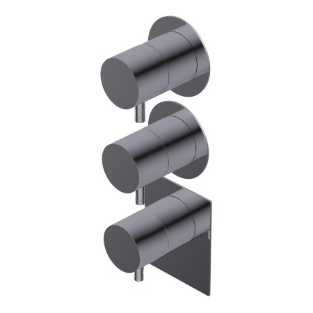 DIAMETRO 35 THERMOSTATISCHE EINBAUMISCHBATTERIE 2 AUSGÄNGE AUSSEN CHROM
