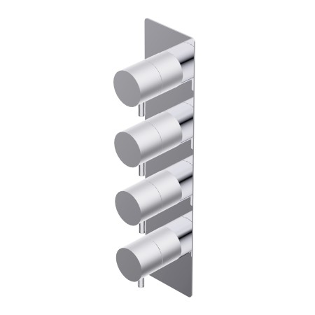 DIAMETRO 35 THERMOSTATISCHE EINBAUMISCHBATTERIE 3 AUSGÄNGE AUSSEN CHROM
