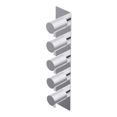 DIAMETRO 35 THERMOSTATISCHE EINBAUMISCHBATTERIE 4 AUSGÄNGE AUSSENVERCHROMT
