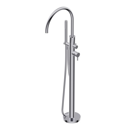 DIAMETRO35 S BADEWANNE MIT TERRA-SÄULE CHROM
