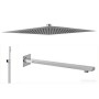 TECHNO KIT SOFFIONE DOCCIA SLIM 250X250MM MIT DUSCHSET QUADRO