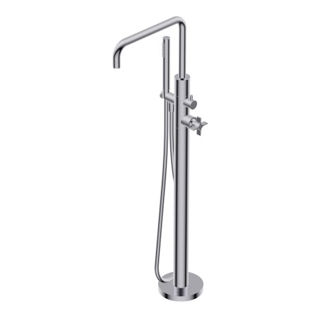 DIAMETRO35 CROSS FREISTEHENDE BADEWANNE CHROM