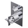 DIAMETRO35 CROSS EINBAUMISCHER FÜR WANNE/DUSCHE CHROM