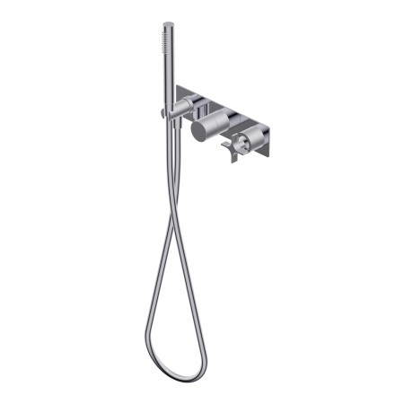 DIAMETRO35 CROSS EINGEBAUTER WANNE/DUSCHE MISCHER CHROM