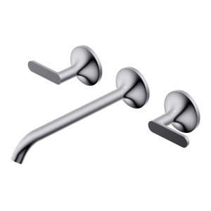 DIAMETRO35 ELEGANCE DREILÖCHER-WANDBATTERIE FÜR WASCHBECKEN CHROM
