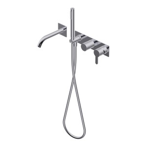 DIAMETRO35 ELEGANCE EINBAUMISCHER FÜR BADEWANNE CHROM