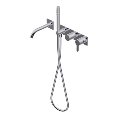 DIAMETRO35 ELEGANCE EINBAUMISCHER FÜR BADEWANNE CHROM
