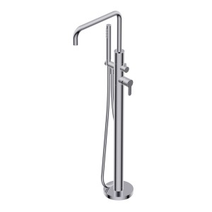 DIAMETRO35 ELEGANCE BODENSTÄNDIGE WANDBEFESTIGTE SÄULE QUADRA CHROM
