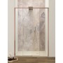TORCELLO NISCHE 1 SCHIEBETÜR KLARES GLAS PROFIL GOLD ROSE