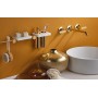 DIAMETRO35 ELEGANCE DREILÖCHER-WANDBATTERIE FÜR WASCHBECKEN CHROM