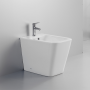 Ailin SET Vase und Bidet FILO Wand Ohne Rand Sitz Soft Close BIANCO LUCIDO