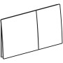 Sigma70 SQUARE Betätigungsplatte Messing