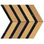 HEARTWOOD MALT MARBLE CHEVRON 29,4x28,7