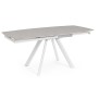 AUSZIEHBARER TISCH RAILI WEISS/GRAU C 119.5/180X85