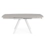 AUSZIEHBARER TISCH RAILI WEISS/GRAU C 119.5/180X85