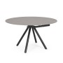 AUSZIEHBARER TISCH RAUNI D87/135 SCHWARZ/GRAU