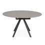AUSZIEHBARER TISCH RAUNI D87/135 SCHWARZ/GRAU