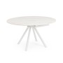 AUSZIEHBARER TISCH RAUNI WEISS/WEISS D87/135