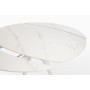 AUSZIEHBARER TISCH RAUNI WEISS/WEISS D87/135