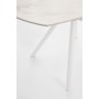 AUSZIEHBARER TISCH RAUNI WEISS/WEISS D87/135