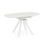 AUSZIEHBARER TISCH RAUNI WEISS/WEISS D87/135