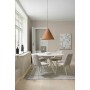 AUSZIEHBARER TISCH RAUNI WEISS/WEISS D87/135