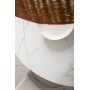 AUSZIEHBARER TISCH RAUNI WEISS/WEISS D87/135