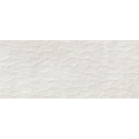 PLAZA WHITE STRUTTURA RANGE 3D 30X90 MATT Rektifizierte