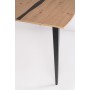 TAVOLO MELYS NATURALE-NERO 160X75