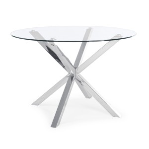 TISCH MAY RUNDE STAHLBEINE D114