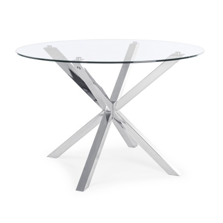 TISCH MAY RUNDE STAHLBEINE D114