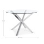 TISCH MAY RUNDE STAHLBEINE D114