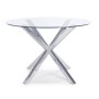 TISCH MAY RUNDE STAHLBEINE D114