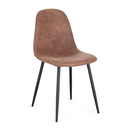 STUHL NEW IRELIA SCHWARZ/MICROF.COGNAC