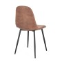 STUHL NEW IRELIA SCHWARZ/MICROF.COGNAC