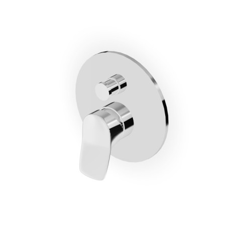 BRIM WANNE-DUSCHE MISCHER MIT UMSCHALTER CHROM