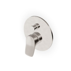 BRIM WANNE-DUSCHE MISCHBATTERIE MIT UMSTELLER GEBÜRSTETES NICKEL