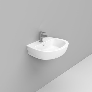 DEMY LAVABO A PARETE 60X48 WEISS