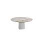 TISCH ATRIUM KERAMIK RUND - BASIS RAUCH PIANO AUS MARMO KERAMIK ALABASTER Ø 158xh73,5