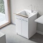 REVINE LAVATOIO PER MOBILE 61X61 - WEISS