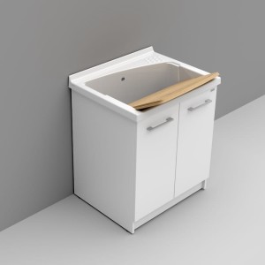 REVINE LAVATOIO PER MOBILE 75×61 - WEISS