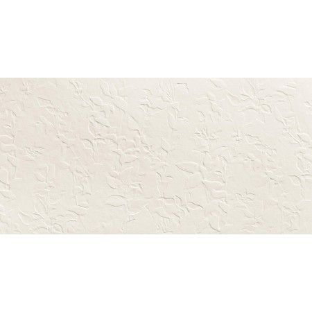 3D WALL PLASTER JASMINE WHITE 50X120 Rektifizierte