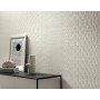 3D WALL PLASTER ORIGAMI WHITE 50X120 Rektifizierte