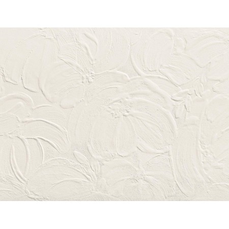 3D WALL PLASTER BLOOM WHITE 50X120 Rektifizierte